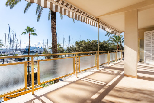 Renovated apartment with harbour views on the Paseo Maritimo in Palma