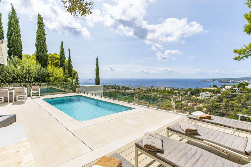Modern, luxurious villa with breathtaking sea views in Costa d'en Blanes