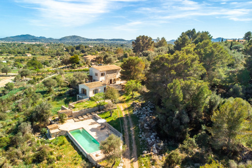 Wonderful Finca with pool and guest house in Arta with distant views over the bay of Canyamel