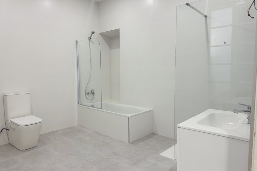 One of the 2 bathrooms