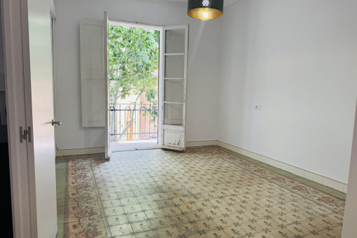 One of the four bedrooms