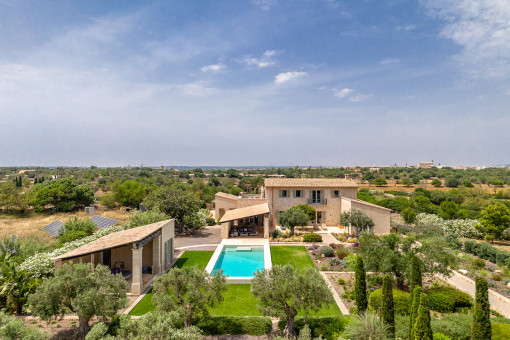 Dream finca with guest house in Son Moja - within walking distance to Santanyi