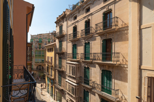 Commerciëel in Palma de Mallorca Old Town