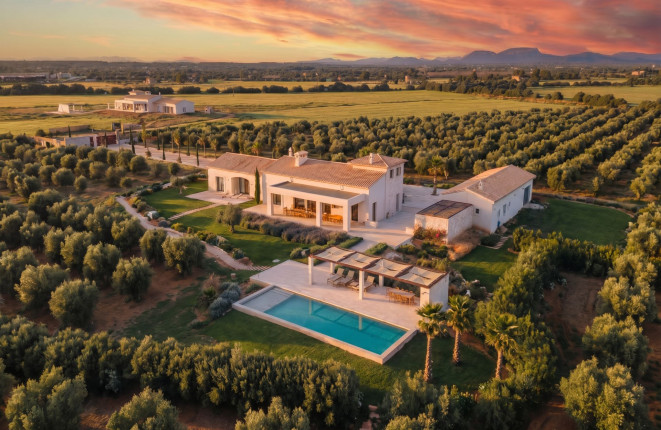 Rural luxury finca with pool and olive grove...